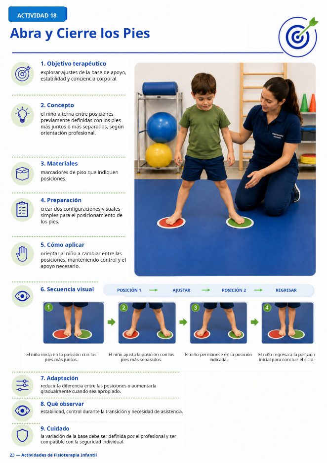Actividad de fisioterapia infantil: Gatea y Explora