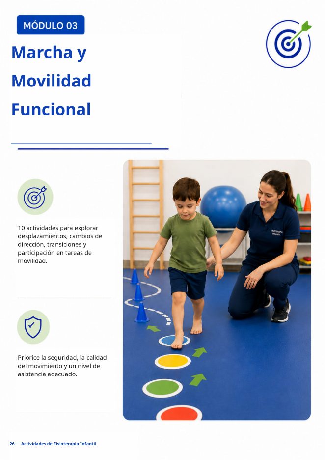 Actividad de fisioterapia infantil: Equilibrio en un Pie