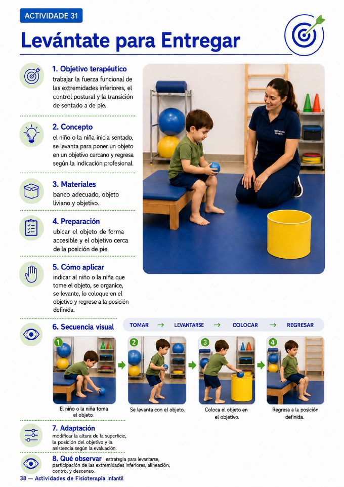 Actividad de fisioterapia infantil: Circuito de Marcha